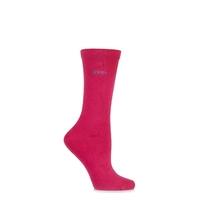 ladies 1 pair elle wool viscose plain socks