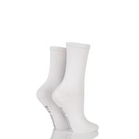 Ladies 2 Pair Elle Organic Cotton Socks