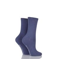 Ladies 2 Pair Elle Organic Cotton Socks