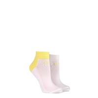 Ladies 2 Pair Elle Sports Cushioned Ankle Socks