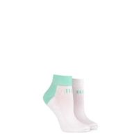 Ladies 2 Pair Elle Sports Cushioned Ankle Socks