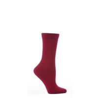 ladies 1 pair elle wool viscose plain socks