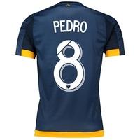 la galaxy authentic away shirt 2017 18 with pedro 8 printing na