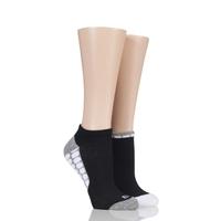 Ladies 2 Pair Elle Sport Cushioned Bamboo Trainer Socks