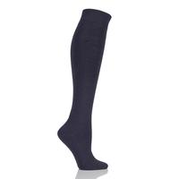 Ladies 1 Pair Elle Organic Cotton Knee High Socks