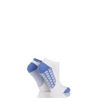 ladies 2 pair elle sport cushioned bamboo trainer socks