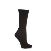 Ladies 1 Pair Falke Sensitive Malaga Anatomically Shaped Left And Right Mercerised Cotton Socks