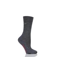 ladies 1 pair falke medium volume ergonomic cushioned trekking socks