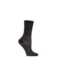 Ladies 1 Pair Falke Floral Raised Embellished Socks