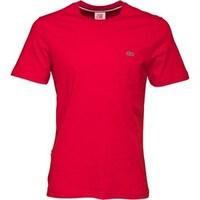 lacoste mens regular fit crew neck live t shirt in flamed jersey vesuv ...