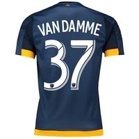 LA Galaxy Authentic Away Shirt 2017-18 with Van Damme 37 printing, N/A