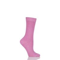 Ladies 1 Pair Falke Velveteen Cotton Socks