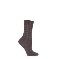 Ladies 1 Pair Falke Houndstooth Angora Socks