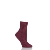 Ladies 1 Pair Falke Angora Bedsock