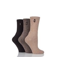 ladies 3 pair jeep terrain leisure socks