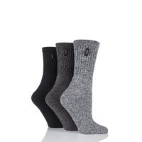 ladies 3 pair jeep terrain leisure socks