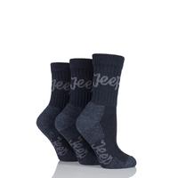 Ladies 3 Pair Jeep Luxury Terrain Socks