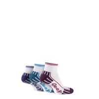 Ladies 3 Pair Jeep Cushioned Cotton Ankle Socks