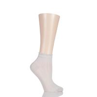 Ladies 1 Pair Levante Sofia Textured Trainer Socks