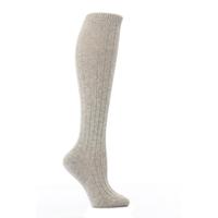 Ladies 1 Pair Pantherella 85% Cashmere Rib Knee High