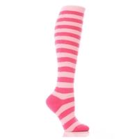 Ladies 1 Pair Pantherella 85% Cashmere Striped Knee High Socks