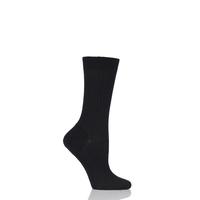 Ladies 1 Pair Pantherella Classic Merino Wool Ribbed Socks