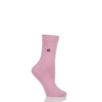 Ladies 1 Pair SockShop Colour Burst Cotton Socks