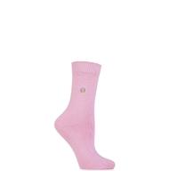 Ladies 1 Pair SockShop Colour Burst Cotton Socks