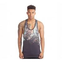 lazer print racerback vest