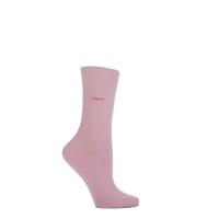 Ladies 1 Pair SockShop Individual Names Pink Embroidered Socks