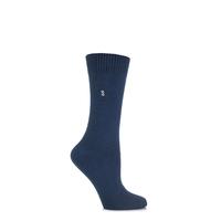 Ladies 1 Pair SockShop Colour Burst Cotton Socks