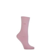 Ladies 1 Pair SockShop Individual Names Pink Embroidered Socks