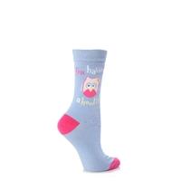 Ladies 1 Pair SockShop Dare To Wear I\'m Having A Hoot Socks