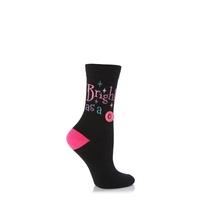 ladies 1 pair sockshop dare to wear bright as a button socks