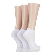 Ladies 3 Pair SockShop Bamboo Trainer Socks