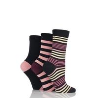 ladies 3 pair sockshop comfort cuff bamboo socks