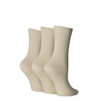 ladies 3 pair sockshop comfort cuff bamboo socks