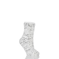 Ladies 1 Pair Totes Super Soft Sequin Fluffy Bed Socks