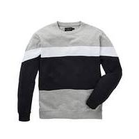 label j cut and sew crew sweat long