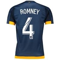 la galaxy authentic away shirt 2017 18 with romney 4 printing na