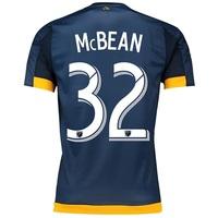 la galaxy authentic away shirt 2017 18 with mcbean 32 printing na