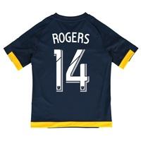 la galaxy away shirt 2017 18 kids with rogers 14 printing navy