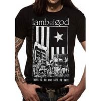 lamb of god no one left to save t shirt x large black