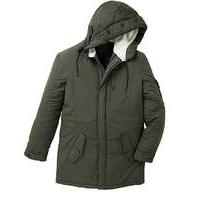 Label J Fleece Trim Parka Regular Length