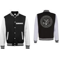 Large Ramones Presidential Seat Men\'s Varsity Jacket.