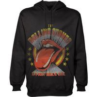 Large Black Men\'s The Rolling Stones It\'s Only Rock \'n Roll Hooded Top