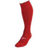 large red boys plain football socks