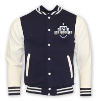 la galaxy college baseball jacket navy