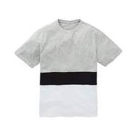 Label J Panel Block Tee Long