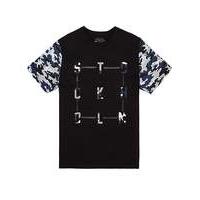 Label J Camo Sleeves Tee Long